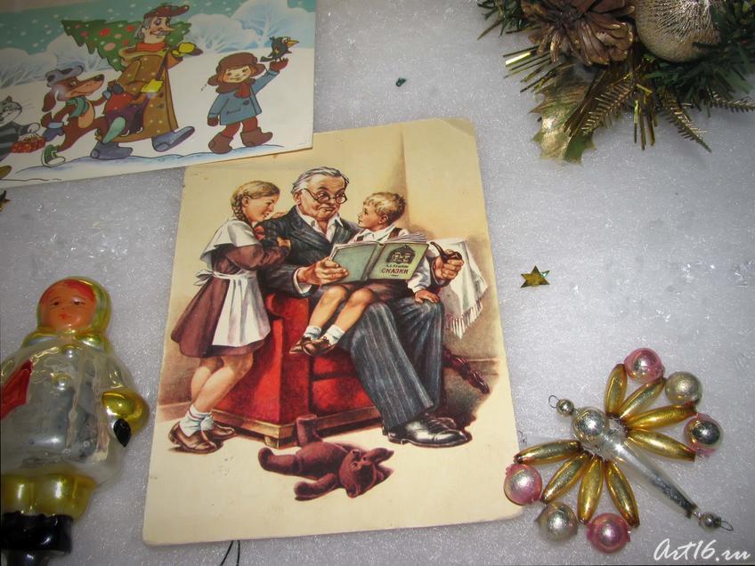 Фото №39940. Новогодние открытки, елочные игрушки XX века