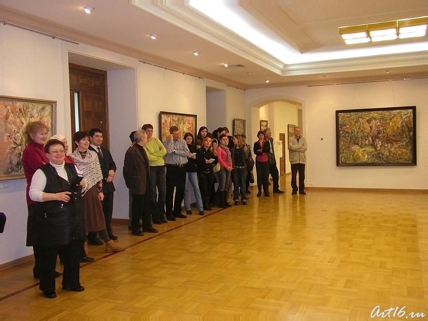 Фото №4110. Цремония открытия выставки