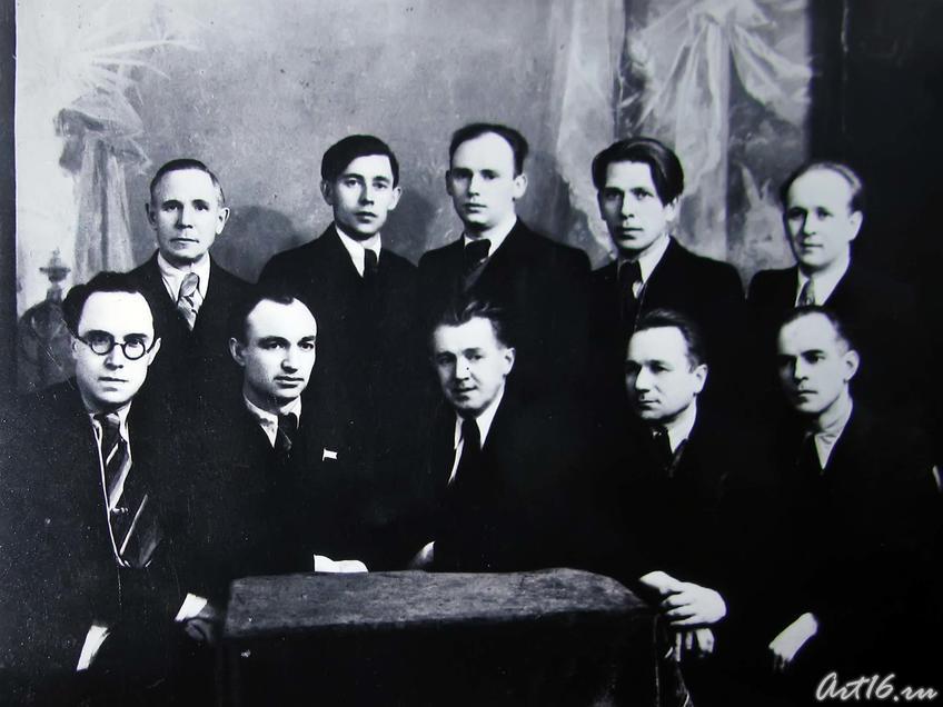 Фото №41719. Фотография с Дж. Файзи (1946г.)