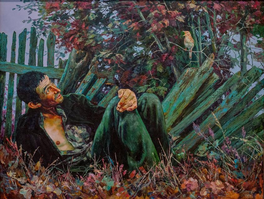 Фото №694476.   МУСИН И.Р. 1966 ПРОЩАЛЬНАЯ. 2014 Холст, масло Казань