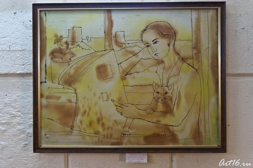 Фото №72916. Женщина и кошка. 2000.  Татьяна Пашагина