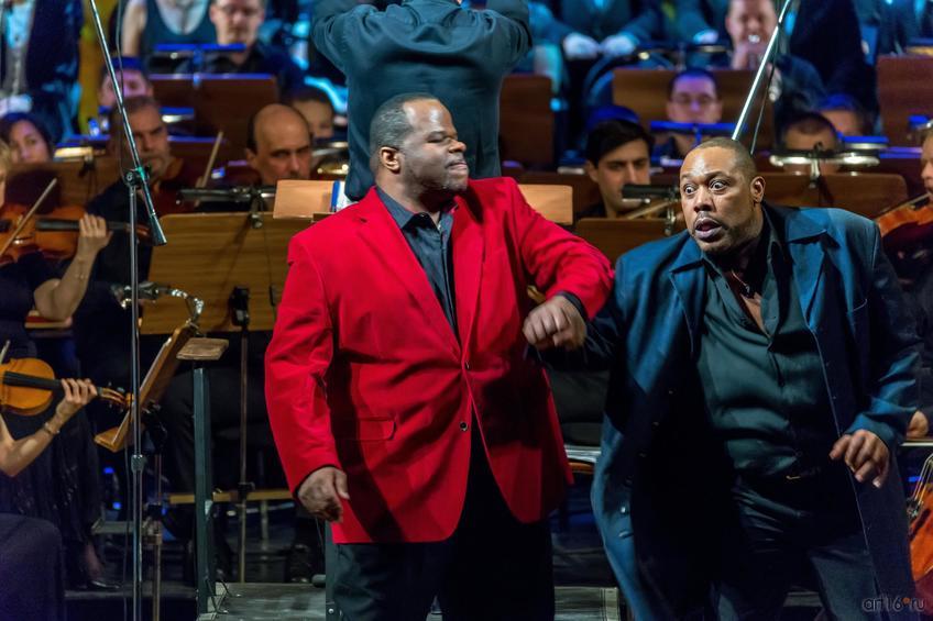 Фото №781389. Лестер Линч (США), Деррик Лоуренс (США)