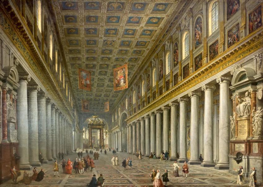 Фото №848354. ДЖОВАННИ ПАОЛО ПАНИНИ. Маджоре в Риме.