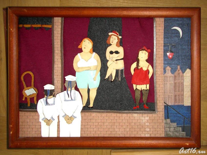 Фото №8549. Улица Красных фонарей в Амстердаме. 2000