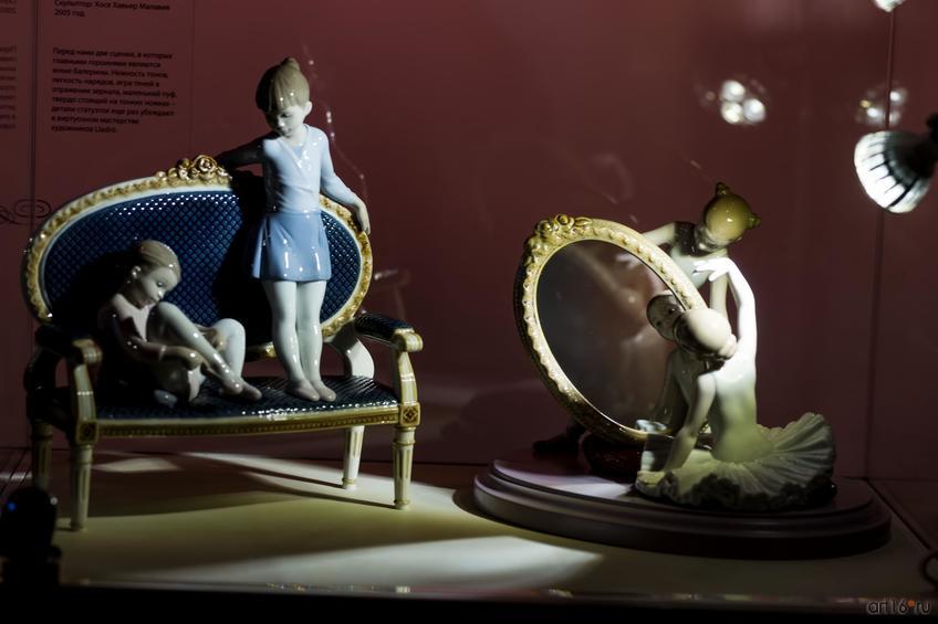 Фото №865715. У меня получается! Скульптор Хавьер Молина. 2011 г./Маленькая балерина.  Скульптор Хосе Хавьер Малавия. 2005 г.