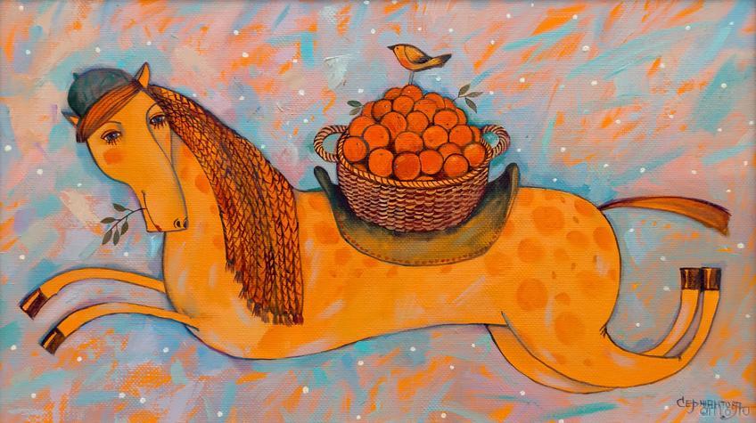 Фото №871593. Апельсиновая лошадка. Новогодняя. 2014. Сержантова О.В.