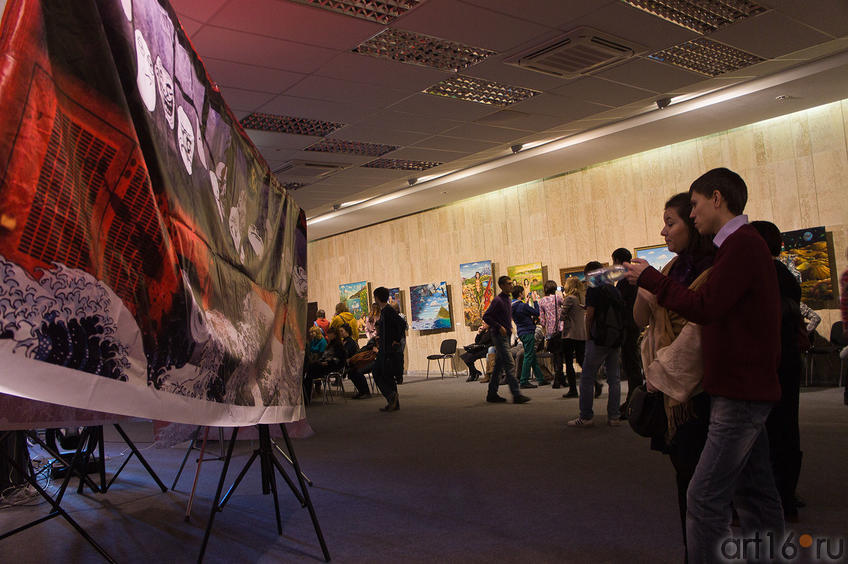 Фото №88243. В выставвочном зале НКЦ «Казань» на выставке А.Шаймарданова