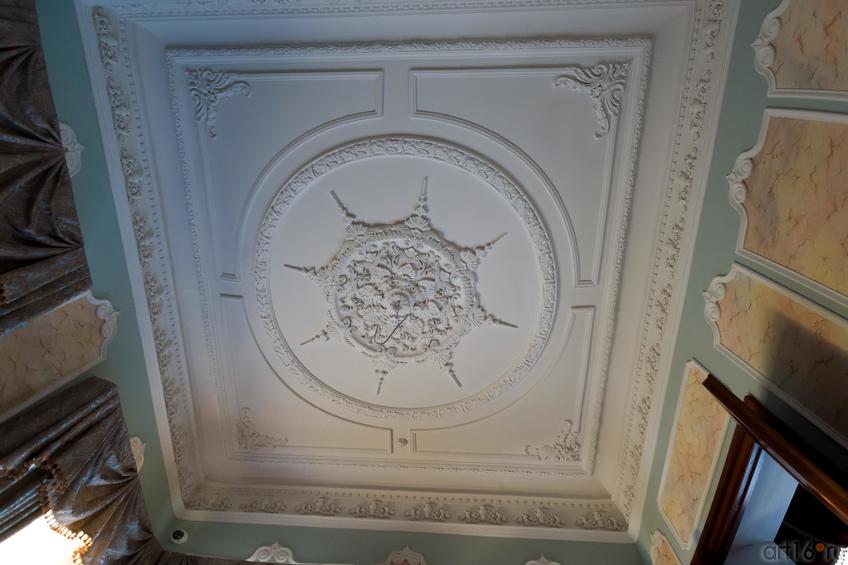 Фото №886902. Потолочная лепнина в Зеленой гостиной. Дом Банарцева
