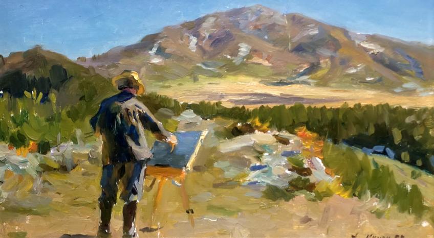 Фото №892994. На этюдах (Петя Розин), 1958. Мичри А.И. 1934 