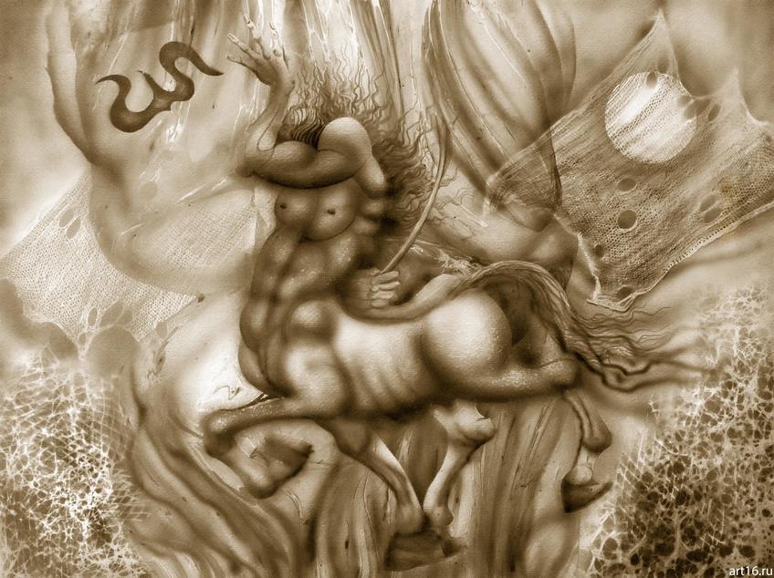 Фото №895004. Кентавр Хирон. Из цикла «Золотой миф». 2015.  Альмеев Н.У.