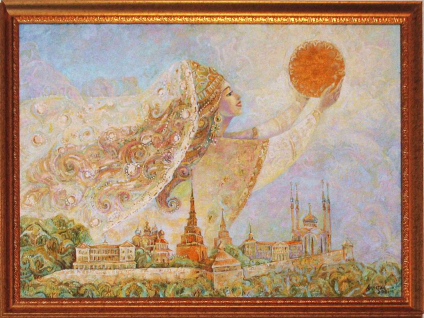 Фото №58735. Рассвет над Казанью. Анастасия Бузунеева