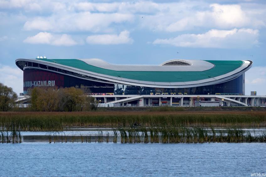 Фото №898604. Казань Арена вид с левого берега Казанки, октябрь 2016