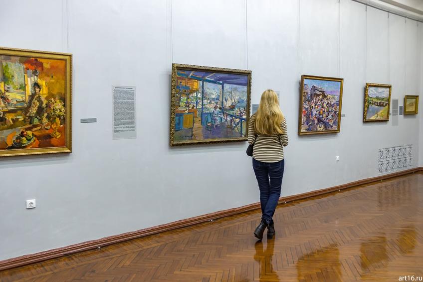 Фото №900690. Экспозиция выставки Константина Коровина
