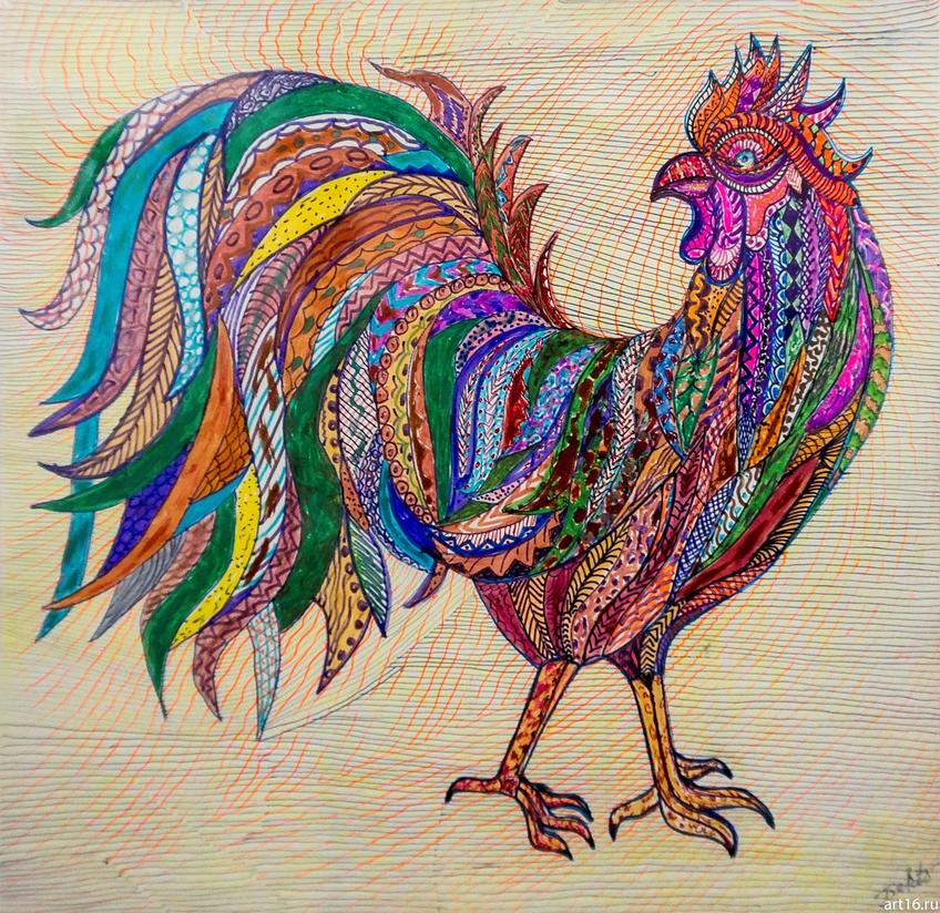 Фото №915174. Бекташева Гульзиря. Петух-модник