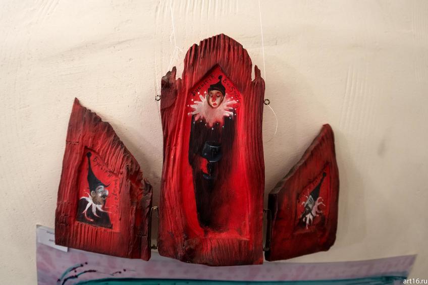 Фото №915747. Работа по дереву из серии «Клоун». А.Бусыгин