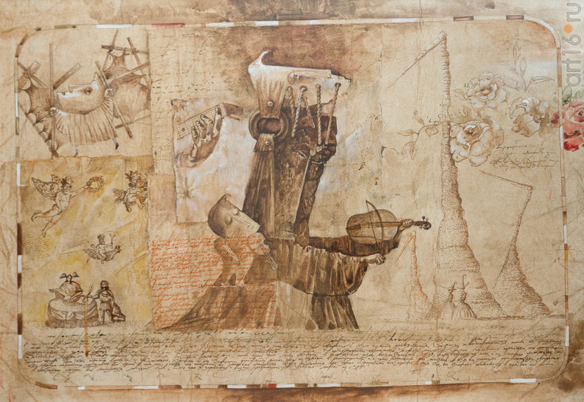 Фото №919271. Алексеи ГРИГОРЬЕВ Архангельск. 1956. «Скрипач» из серии «Обрывки мыслей», 2006