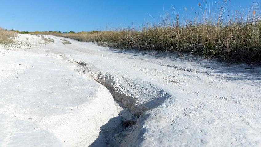 Фото №935462. Размытая меловая дорога в Дивногорье