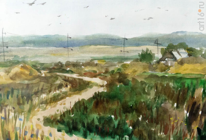 Фото №936340. Татьяна Пашагина «Сельский пейзаж»