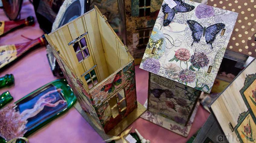 Фото №93650. Чайные домики. Декупаж. Е.Ежовкина (Казань)