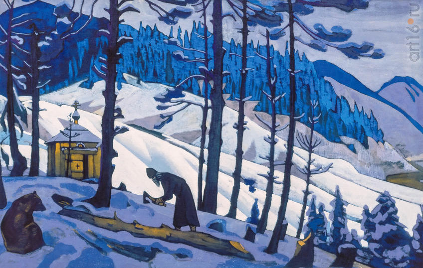 Фото №939762. Н.К. Рерих. Сергий сторитель. 1925