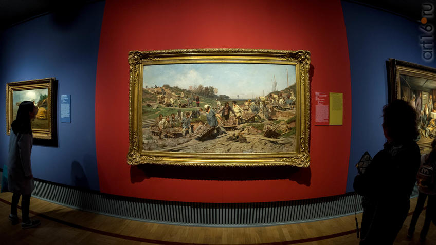 Фото №943416. Константин Аполлонович Савицкий. Ремонтные работы на железной дороге. 1874