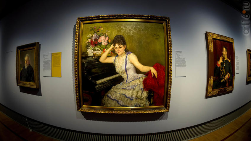 Фото №943521. И.Е.Репин. Портрет С.И.Ментер.  1887