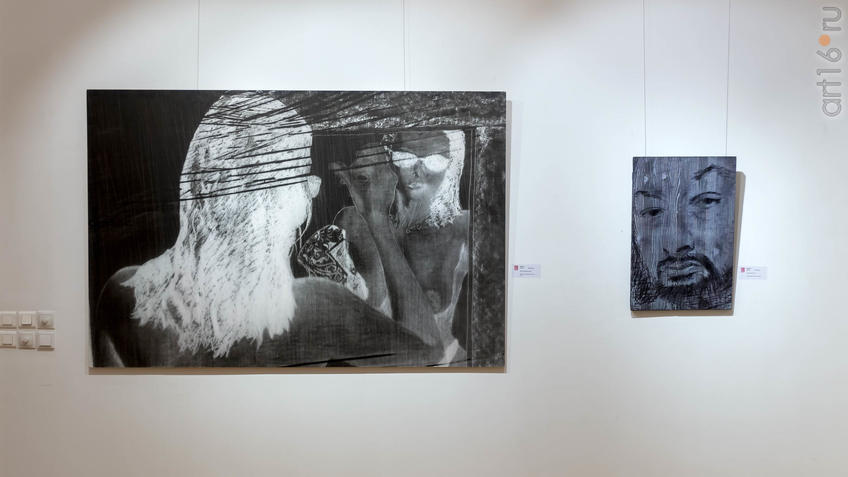 Фото №947364. Стас Намин. Перед зеркалом. Фанера. Смешанная техника. 2016