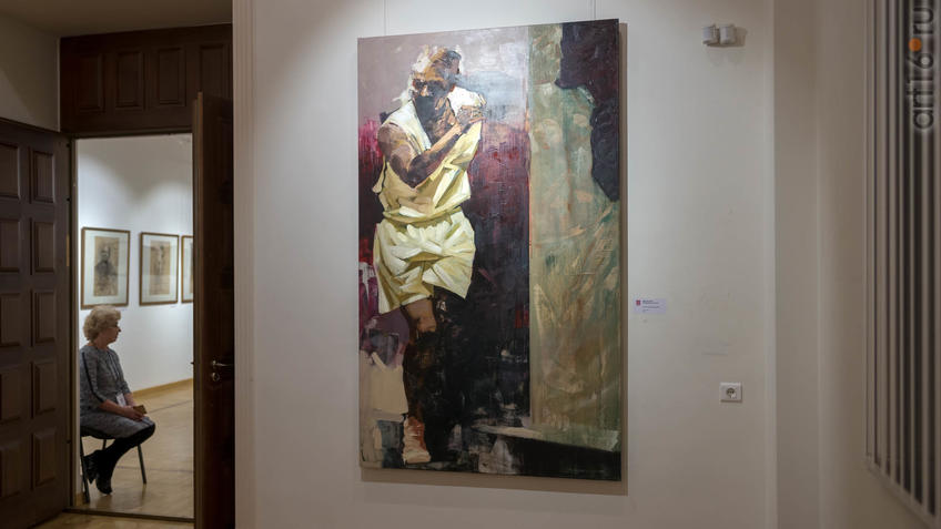 Фото №947419. Жерноклюев Александр (Москва). ГОСТИ. КОМПОЗИЦИЯ. холст, масло 2017