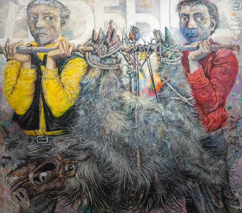 Фото №947454. Яхнин Олег (Санкт-Петербург) ДОБЫЧА холст, масло 2006