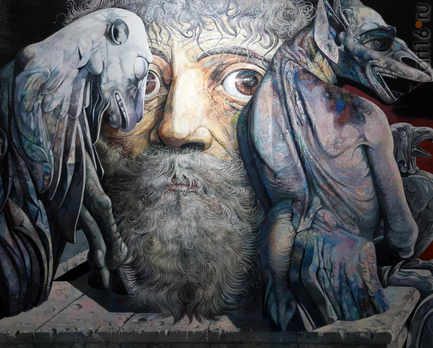 Фото №947464. Яхнин Олег (Санкт-Петербург) химеры холст, масло 2010