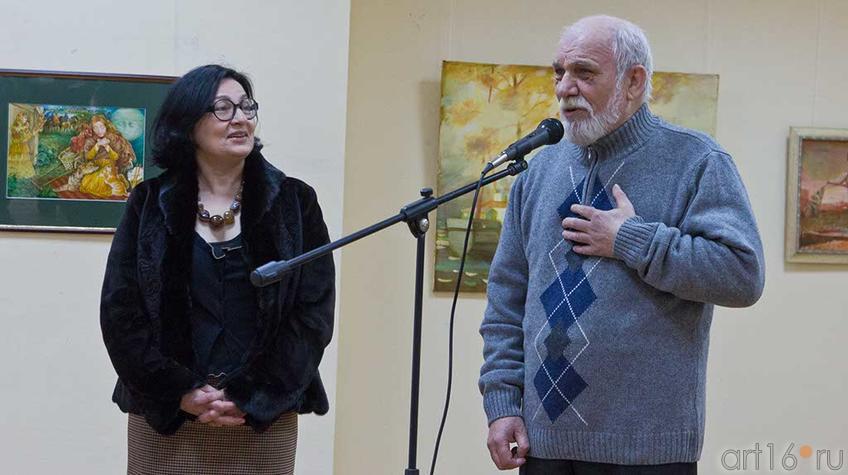 Фото №94849. Р.Нургалеева, В.Аршинов. Открытие выставки "У женщины своя душа..."