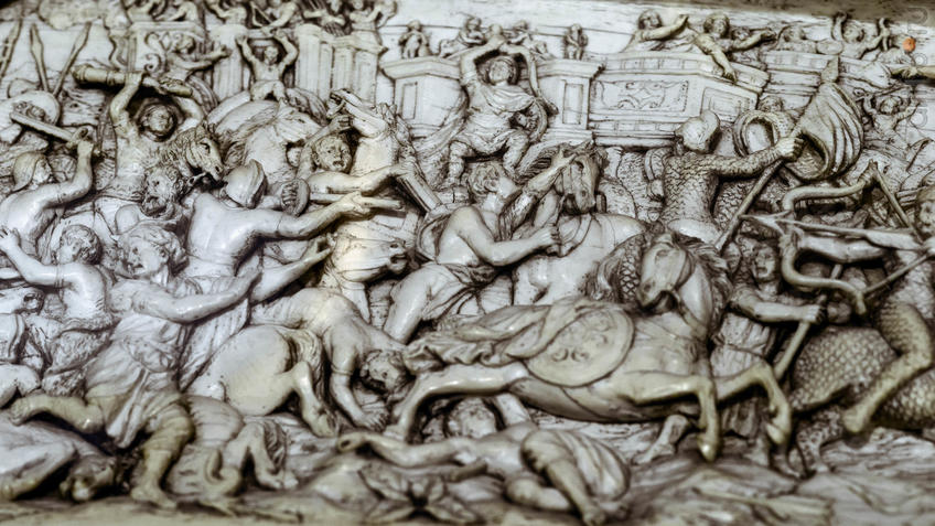 Фото №954386. Батальная сцена. Фрагмент.