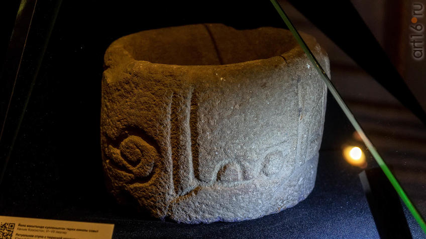 Фото №954492. Ритуальная ступа с тюркской надписью. Южный Казахстан VI-VIII вв.