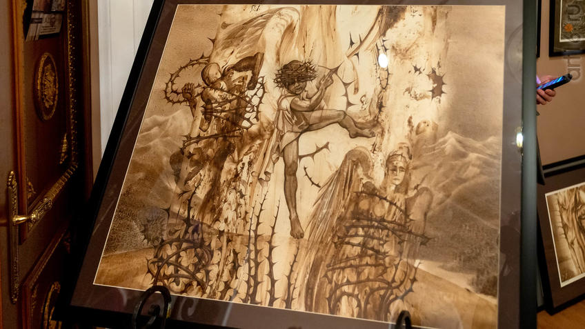 Фото №955848. Per Aspera, (Сквозь тернии) (фрагмент). Альмеев Надир. 1996