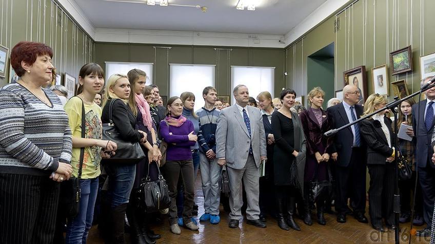 Фото №95973. На церемонии открытия выставки "Немцы в Казани"