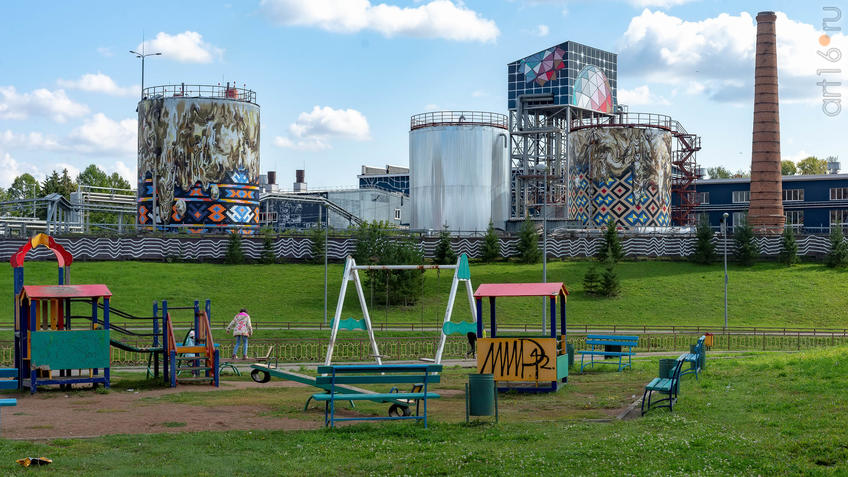 Фото №961274.  Резервуары котельной АПТС на улицах Нефтяников и Гафиатуллина