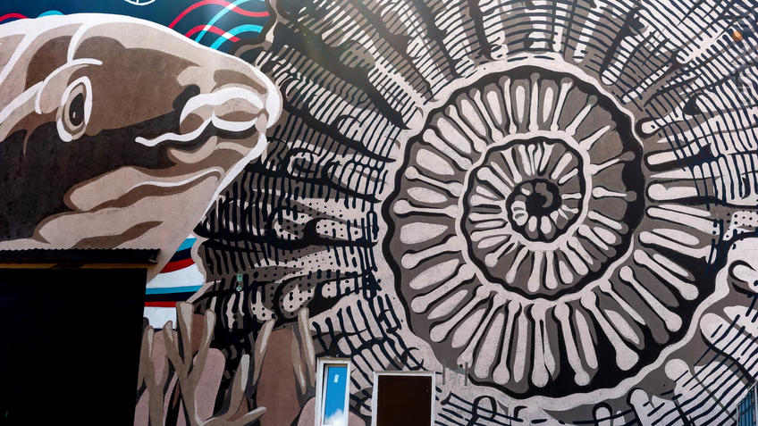 Фото №961344. Котельной АПТС №2  - Артем Стефанов (Москва) - ул. Белоглазова (фрагмент мурала)