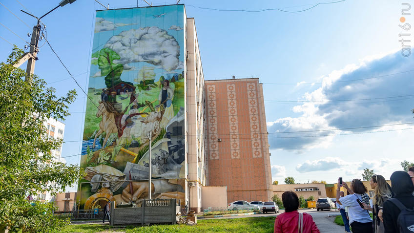 Фото №961464. Мурал-портрет Ризы Фахретдинова. Автор: Дима Fatum (Украина)