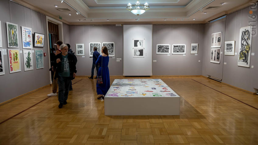 Фото №962032. В экспозиции выставки V Казанской междунар. биеннале печатной графики, 2019