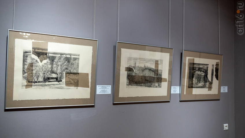 Фото №962052.  Деревья и дома/Дом на Шоссейной/ Зилантова гора  ( из серии "Городские декорации). В. Карасева