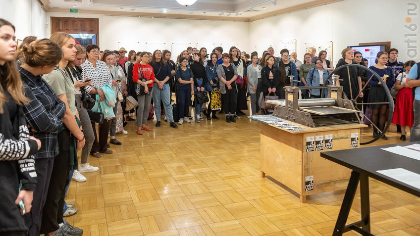 Фото №962207. Открытие выставки  V Казанской международной биеннале печатной графики "Всадник"