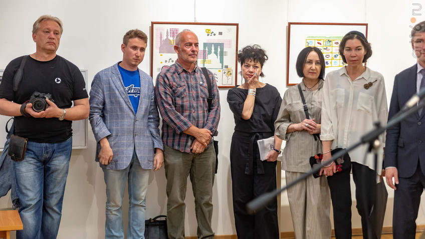 Фото №962217. На открытии выставки V Казанской международной биеннале печатной графики