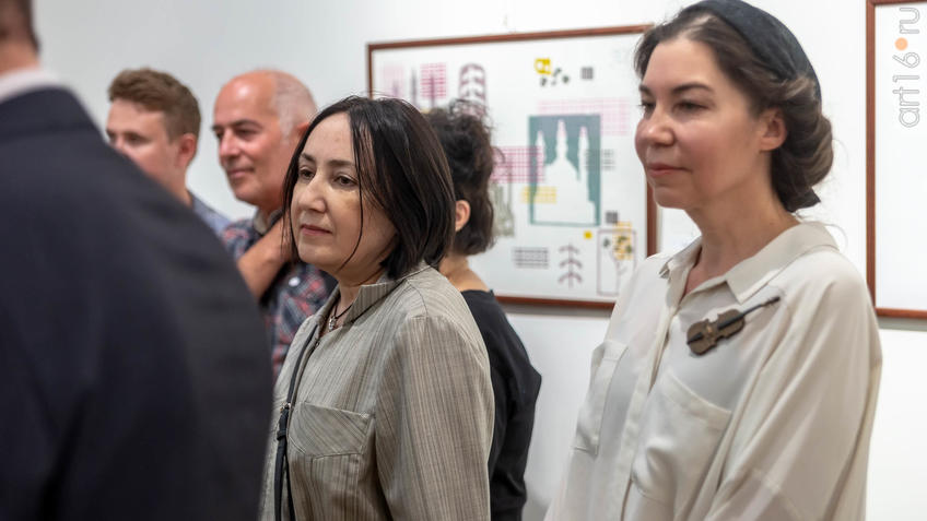 Фото №962222. На открытии выставки V Казанской международной биеннале печатной графики