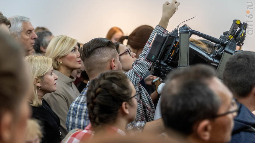 Фото №963434. На открытии выставки  «Матисс. Пикассо. Шагал...»