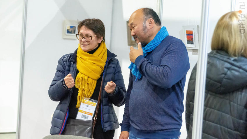 Фото №964181. Бато Дугаржапов. Общение на АРТ-галерее в Казани