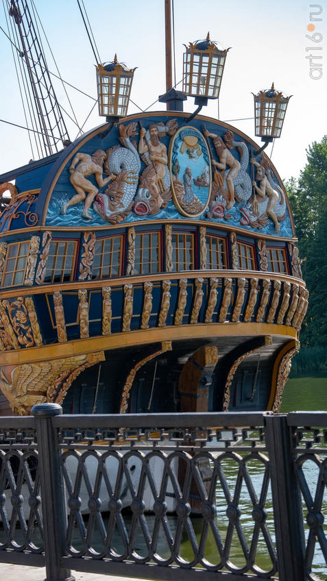 Фото №970178. Реплика линейного корабля времен Петра I «Гото Предестинация»