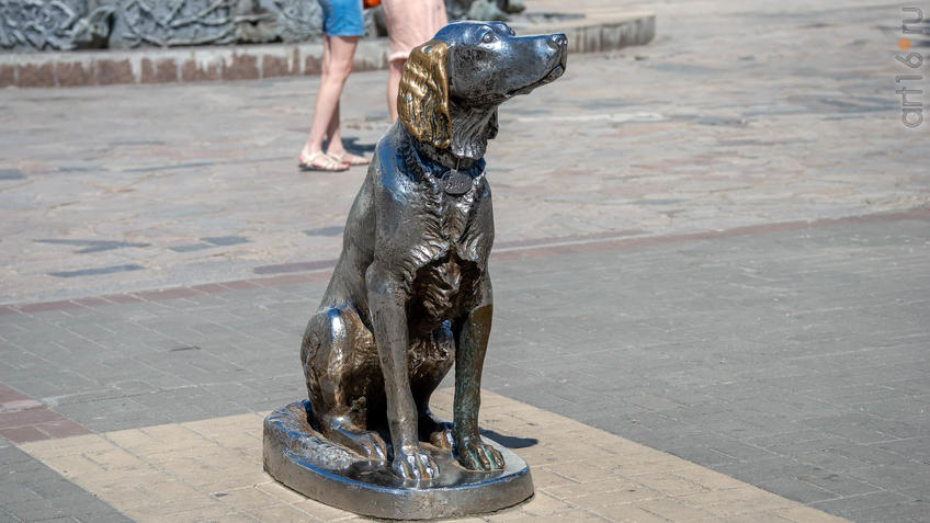 Фото №970393. Памятник  «Белый Бим Чёрное ухо»