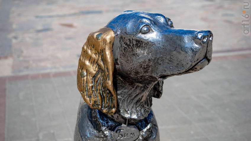 Фото №970408. Памятник  «Белый Бим Чёрное ухо» (фрагмент)