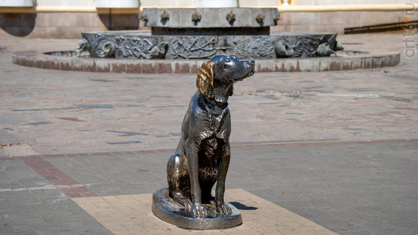 Фото №970453. Скульптура «Белый Бим Черное ухо»