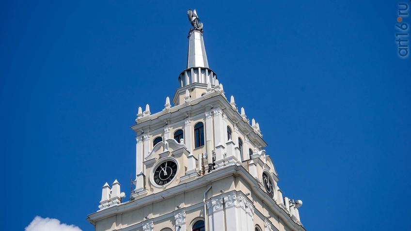 Фото №970663. Здание управления Юго-Восточной железной дороги (фрагмент архитектуры)
